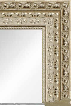 Зеркало «Алор» светлое золото