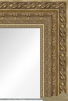 Зеркало «Алор» золото
